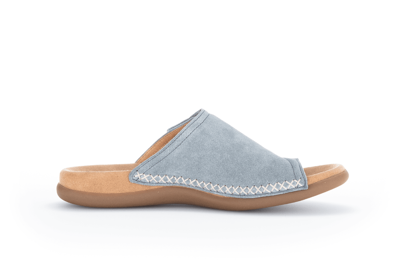 Slipper 708 19 licht blauw