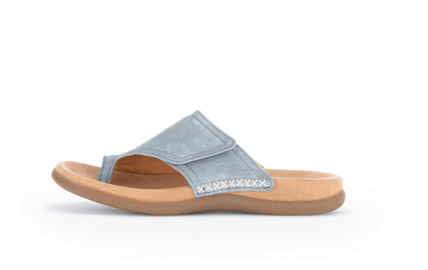 Slipper 708 19 licht blauw